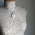 Load image into Gallery viewer, Vintage Lace Pendant Necklace In Silver, 13th Anniversary Lace Gift For Wife
