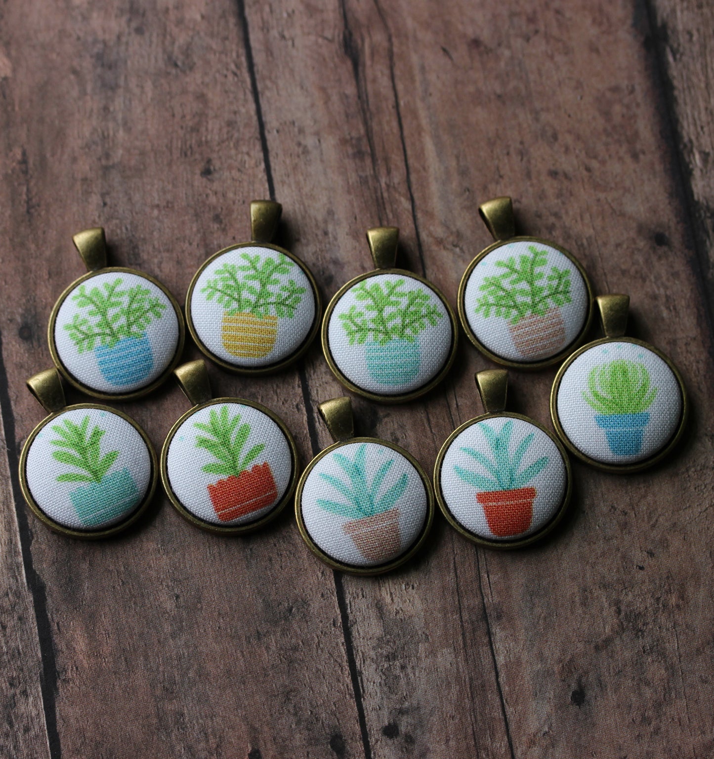 Succulent Necklaces, Potted Plant Jewelry, Cute Gift