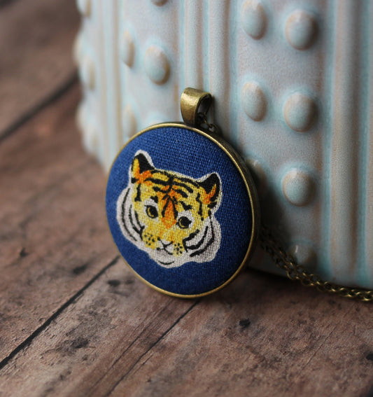 Tiger Necklace, Cute Gift For Cat Lovers