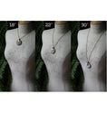 Load image into Gallery viewer, Navy Blue Vintage Quilt Pendant And Letter Charm