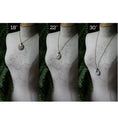 Load image into Gallery viewer, Vintage Floral Quilt Pendant With Initial Charm - Purple, Blue, And Orange