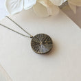 Load image into Gallery viewer, Traditional 13th Anniversary Gift For Wife, Small Vintage Lace Pendant
