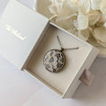 Load image into Gallery viewer, Traditional 13th Anniversary Gift For Wife, Small Vintage Lace Pendant

