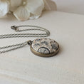 Load image into Gallery viewer, Traditional 13th Anniversary Gift For Wife, Small Vintage Lace Pendant
