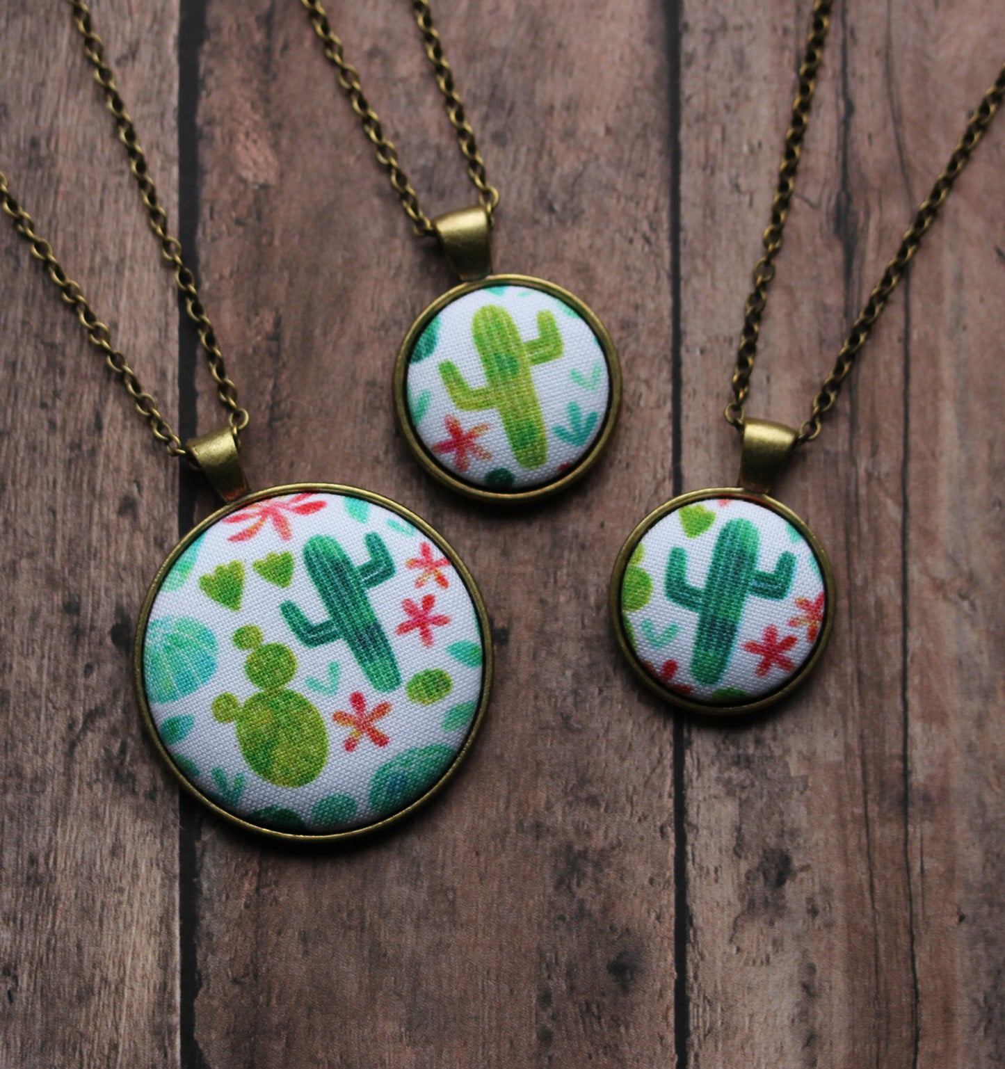 Cactus Necklace, Saguaro And Prickly Pear