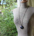 Load image into Gallery viewer, Black And White Necklace, Modern Geometric
