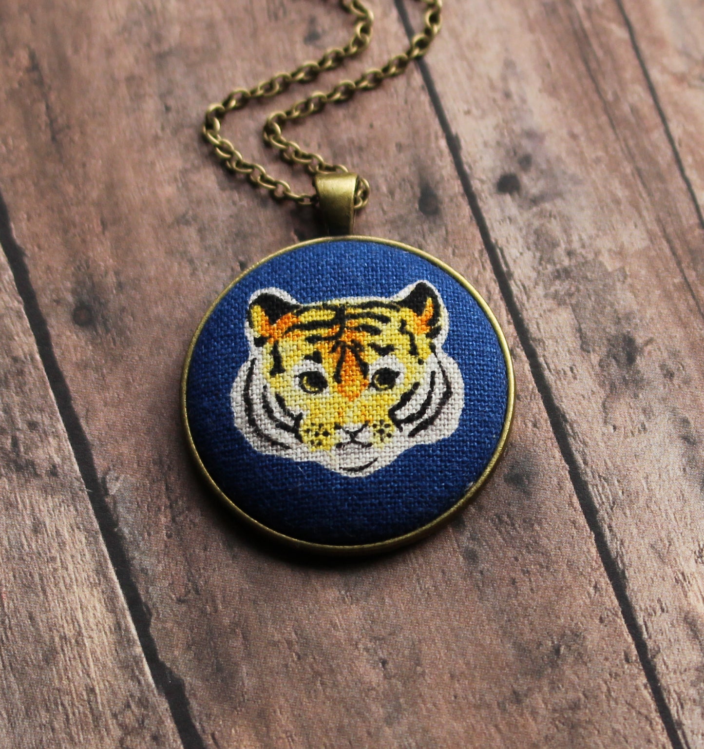 Tiger Necklace, Cute Gift For Cat Lovers